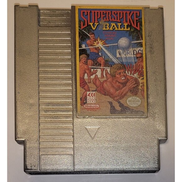 Nintendo Other - Super Spike V'Ball - Nintendo NES Game Authentic! Tested Works!